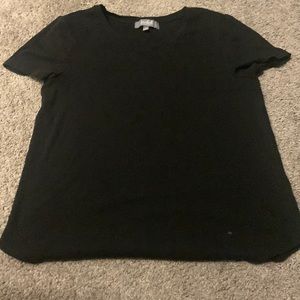 Marled Essentials Black Tee